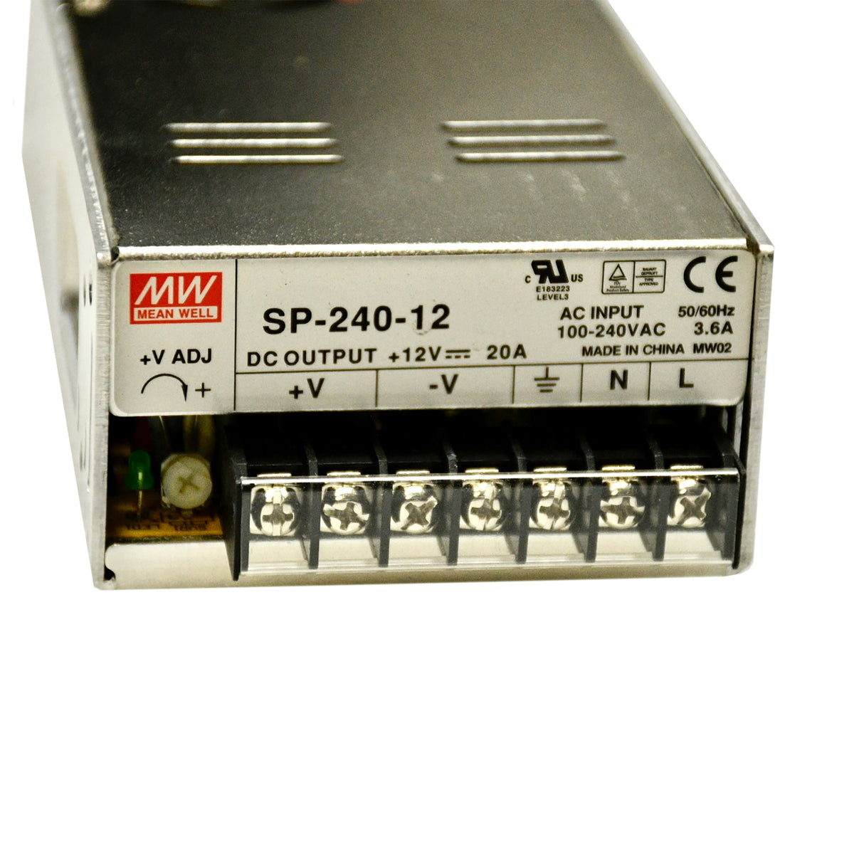 MEAN WELL SP-240-12 Switching Power Supply (Output 12Volts, 20Amps)